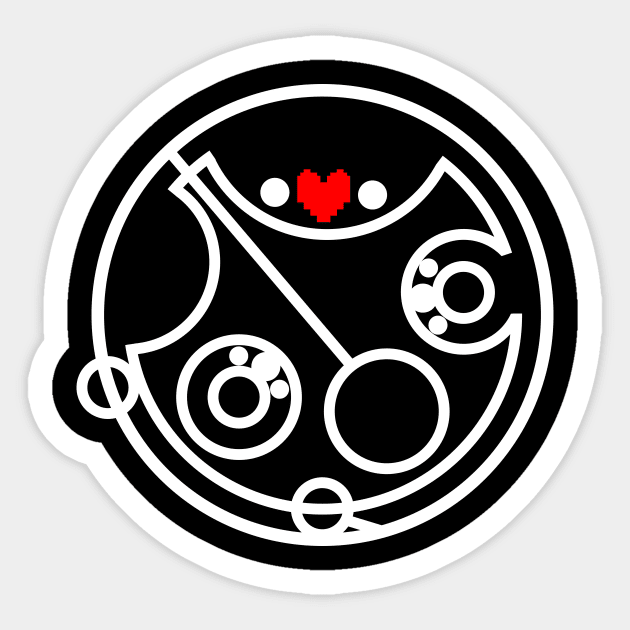 Soul Circle ("Undertale") Sticker by Circulartz